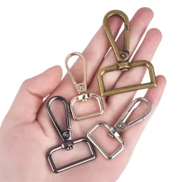 5pcs Metallbeutel Riemen Schnallen Hummerverschluss Halsband Carabiner Snap Hook DIY Schlüsselbeutel Teil Zubehör 1.6/2/2,5/3,2 cm