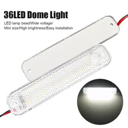 자동차 LED 돔 라이트 36LED 12V-85V 트럭 내부 조명 스위치 나이트 리딩 천장 조명 RV 모터 홈 마린