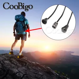 20 pezzi di cavo Fine Bell Stoper Blocco Flessing Clip Clip fai -da -te Canna per cordino da paracord Accessori per la riva