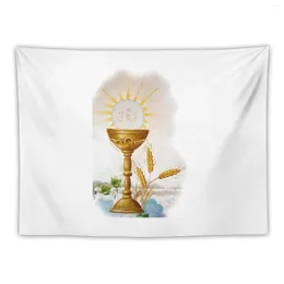 Tapisserier Holy Communion Tapestry Decoration for Rooms Wall House Decorations Hanging