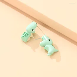 Dangle Ohrringe süße tierbissohrring Dinosaurier für Frauen Cartoon Little Hundewal Teenager Mädchen Lustiges Geschenk Teenager Accessoires