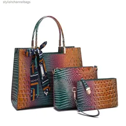 Другие сумки лыжные костюмы 3pcs crocodile pattern set set gradient color tote bag tote komens роскошная сумочка с мешком по кроссу и сумкой для сцепления на браслет