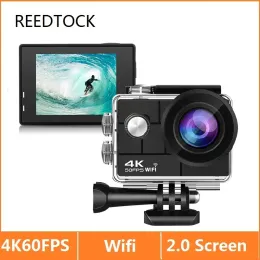 Fotocamera Ultra HD 4K / 60fps Action Camera WiFi 2.0 "170D Video di casco impermeabile subacqueo Go Go S8 Cam