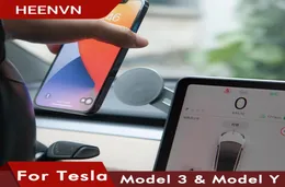 Heenvn New Car Smartphone Pillar Cell Phone Holder For Tesla Model 3 2021 Model Y Accessoires Model Three Model3 accessory1293753