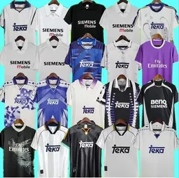 Madrids Retro Soccer Trikots Real 92 94 96 97 98 99 00 01 02 03 04 05 Ronaldo Raul di Stefano Figo Zidane Suker R.Carlos Pirri Michel Hierro 2001 2002 Vintage