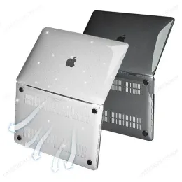 الحالات CASE CASTOP لـ MacBook Air 13.6 M2 A2681 Pro 13 M1 Chip A2338 A2337 Cover Mac Book Pro 14 16 Inch 2021 2023 Cases Funda Coque