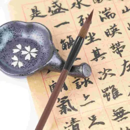Pannella di scrittura cinese Caligrafia Apprendimento Forniture tradizionali Sumi Brush Ink Painting Brush Casel Weasel Hair Baskes
