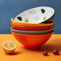 Ciotole imitazione in porcellana melamina imitazione graziosa noodles giapponese ciotola per la casa creativa zuppa resistente alla caduta