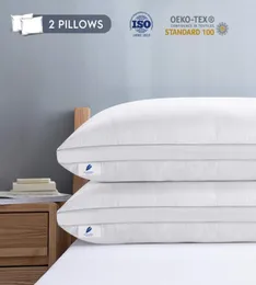 48x74 cuscino per letto di qualità El cuscino per dormire cuscino per sonno profondo per dormienti di stomaco posteriore ipoallergenico resistente alla imite 8532150