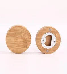 Bamboo Beer Bottle Opener с магнитным холодильником для домашних кухонь вечеринки xbjk22118345101