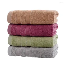 Asciugamano 1pcs da bagno in cotone asciugamano 34 76 cm di lavaggio spesso solido per donne bagni adulti W019