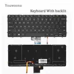 Tangentbord Nytt bärbara datortangentbord för Dell XPS 15 9530 9530B P31F P31P Precision M3800