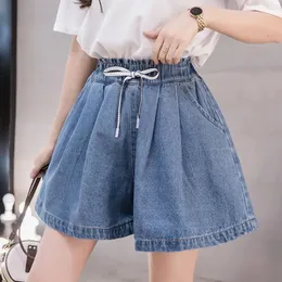 Summer Womens Denim Shorts S6XL Casual Fashion Loose Hole Jeans With Pockets Booty 6922 240409