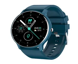 Inteligentne zegarki bransoletki dla Androida iOS ZL02D Stylowy fitness Tracker Silikon Silikon Pasek Tętar Sport Smartwatch z detaliczną Box 3065367