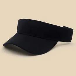 Män kvinnor justerbar tennis kepsar sport pannband klassisk sol sport visor hatt springa strand utomhus 240403