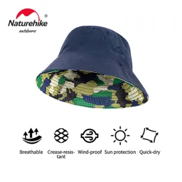 NatureHike Supplex Sunshade Fisherman Hat Ultralight Folding Summer Quick-Torch Bucket Hat Hunt Handing Fishing Hat NH18H008-T