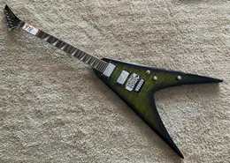 Çift Rocker Elektro Gitar V Tipi Elektro Gitar Yutuk Kuyruk Şeklinde Akçaağaç Tiger Professional3638448