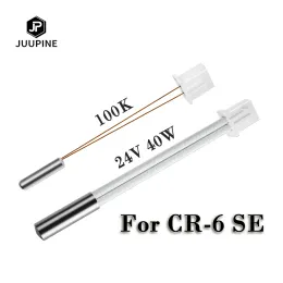 CR-6 SE 24V 40W Kartuş Isıtıcı 100K Termistör Sıcaklık Sensörü XH2.54 CR6 SE Isıtma Çubuğu için Terminal 3D Yazıcı Parçaları