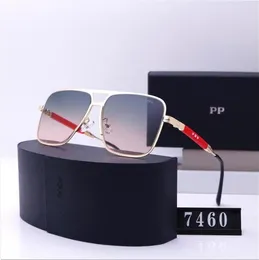 Fashion Luxury Designer Sunglasses Brand Men's and Women's Small Squeezed Frame Oval Glasses Premium UV 400 Polarized loguat appeal temple onepiece With Box