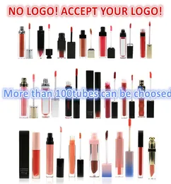 Keine Marke Matt Shiny Lip Gloss DIY Customized Lipgloss Colors Sammlung wasserdichte lang anhaltende flüssige Lippenstift Akzeptieren Sie Ihr Logo8587430