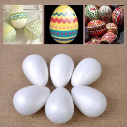 10Pcs 3/4/5/6/7cm DIY Styrofoam Easter Egg Foam Crafts for Easter Baby Shower Party Decor Styrofoam Eggs DIY handmade materials