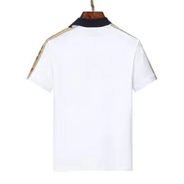 24SS Мужская футболка Поло дизайнеры буквы G Модные рубашки женщина с коротким рукавом тройки черные белые летни