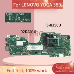 Материнская плата 02DA016 для Lenovo Yoga X380 I58350U Материнская плата ноутбука DTZS1 LAF421P SR3L9 с ноутбуком 8 ГБ