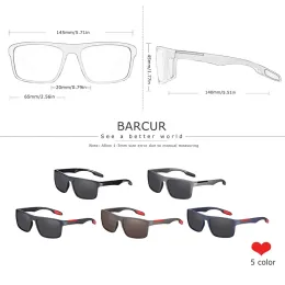 Barcur Polarized Sunglasses Мужчины TR90 Ultralight Vintage Sun очки для женщин квадратные очки Oculos lunette de soleil femme