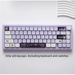 Akcesoria Kuromi Mac Keycap XDA Wysokość PBT Sublimacja termiczna Keycap odpowiednia dla klawiatury 61/68/84/87/98/108