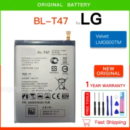 元の交換用バッテリーBL-T47 4300MAH LGベルベットLMG900TMベルベット5G BL T47 +フリーツール +トラックコード