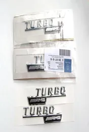 Wysoka jakość ABS 3D Sticker SAM SAM STRITH dla Mercedes Benz Turbo AMG Turbo Dekoracja 2PCSSET7722125