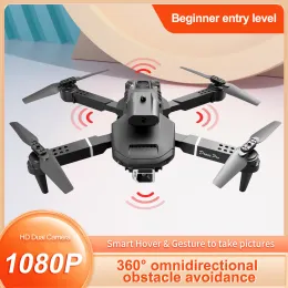 Дроны складываемые профессиональные беспилотники 1080p HD FPV RC Quadcopters for Kids Gift 360 ° Clunt Roll Пульт дистанционного управления/камера управления приложением Drone