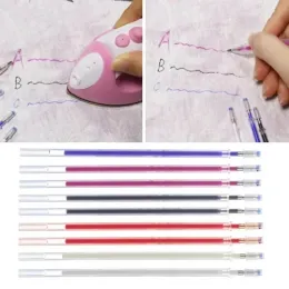 새로운 10pcs 히트 지우기 가능한 매직 마커 펜 온도 사라지는 패브릭 펜 라인 마킹 DIY 공예 재봉 액세서리