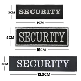 1/2PCS Security Enforcement Agent Embroideried Patches SHERIFF Applique Uniform Vest MIlitary Tactical Patches