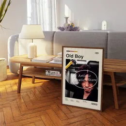 빈티지 클래식 영화 포스터 레트로 유명한 스타 초상화 캔버스 그림 미니멀리스트 중반 인쇄 커피 바 방 장식