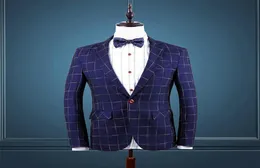 Whole2016 New Arrival Suit Jacket Fashion Plaid Suit Plus Size BrandClothing Mens Blazer Jacket 2 Colors Jaquetas Masculinas5905674