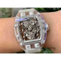 Richardmiler Luxury Wristwatches Automatic Chronograph Swiss Technology Transparent Case Special Tourbillon Automatic Mechanical Watch Male 056 Millwdsj Zvun