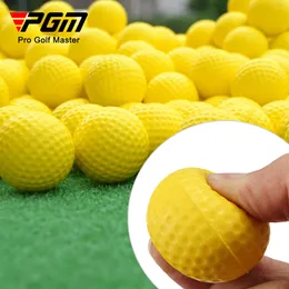 PGM 10pcs Golf Topları Hafif Kapalı Açık Eğitim Uygulaması Golf Spor Sünger Elastik Pu Köpük Topları Q008