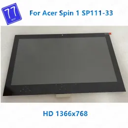 Skärm original 11.6 "Byt ut bärbar dator för Acer spin 1 sp11133 Touch LED LCD -skärm digitizer Assembly Display Panel Matrix