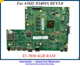 Motherboard High quality X540YA REV3.0 Motherboard for ASUS X540YA Mainboard AMD E17010 4GB RAM 100% Tested