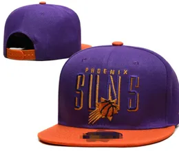 American Basketball "Suns" Snapback Hats 32 Teams Luxury Designer Finals Champions Locker Room Casquette Sports Hat Strapback Snap Back Adjustable Cap a12