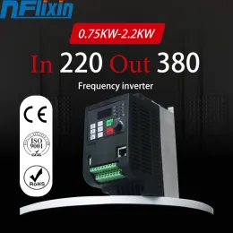 Inversor de frequência de 4 kW / 5,5 kW 220V a 380V 1 Fase 220V Saída 3 Fase 380V Conversor de frequência