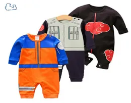 Brandneues Baby ROMPERS 100 Baumwoll -Overalls Cartoon Naruto Style Long Sleeve Boy Girl Clothes 2010232427601