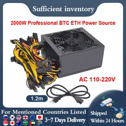 Suprimentos senlifang ATX PC PFC 2000W 110220V Fonte de alimentação 8 Cartão de gráfico Ethereum etc.