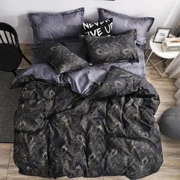 Sängkläder sätter duvet omslag set edredones de cama ropa conunto 3-stycken jogo casal couvre-liter sabana säng