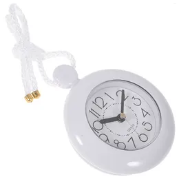 Настенные часы водонепроницаемые часы-деревенские висящие настольные настольные стойки пластиковой водонепроницаемой простые