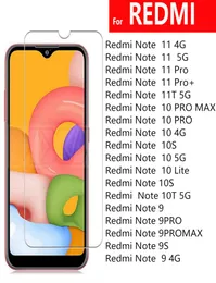 Mobiltelefonskärmsskydd för Xiaomi Redmi Note 11 Pro 11t Plus 4G 5G Obs 10 10S 10T 9 9Pro Max 9s 25D Temperad Glass Phone 6474407