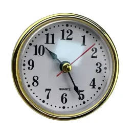 Classic Clock Craft Quartz Movement 2-1/2 "(65 mm) Orologi rotondi Inserisci numero romano Numero Mayitr Little Clock Numeri arabi