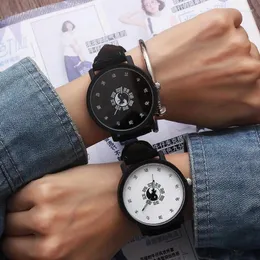 Wristwatches Large Dial PU Fashion Wrist Watch Women Ladies Quartz Clock Female Hours Hodinky Montre Femme