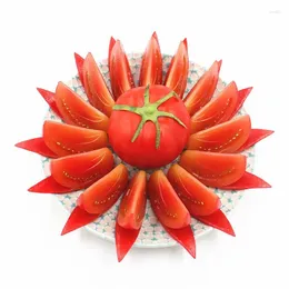 الزهور الزخرفية محاكاة الطعام الخضار الفاكهة والطماطم الخضار القرنبي